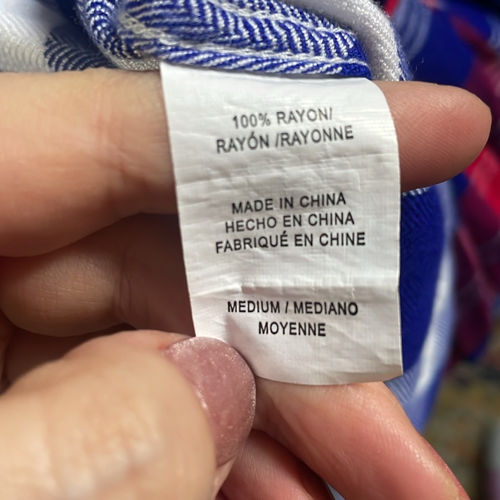 Rails Plaid Button Down Size M - image 6